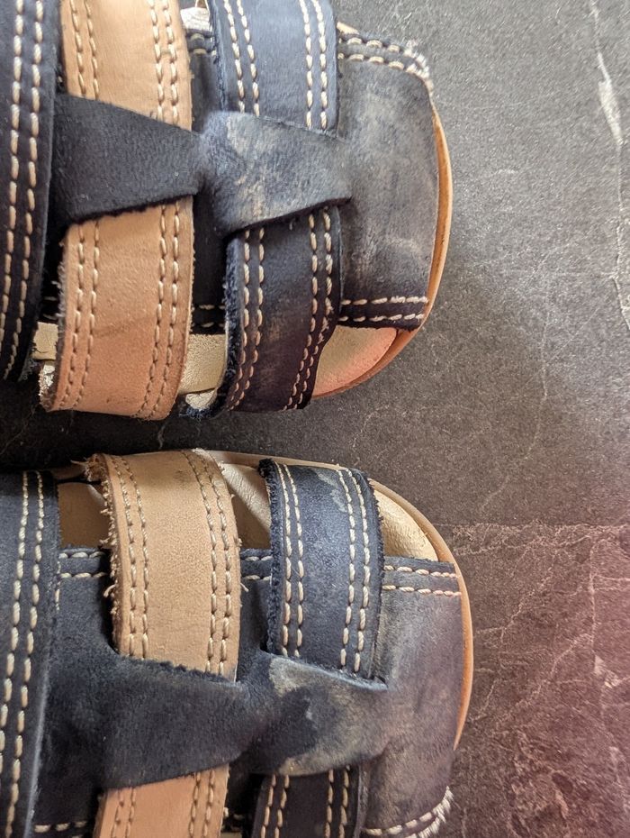 Kickers marron bleu marine - photo numéro 5