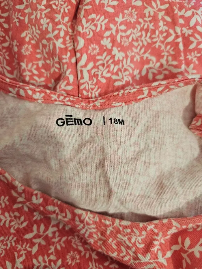 Robe d'été gemo 18 mois, rose, saumon - photo numéro 3