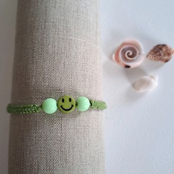 (Réduction) Bracelet avec perles vertes