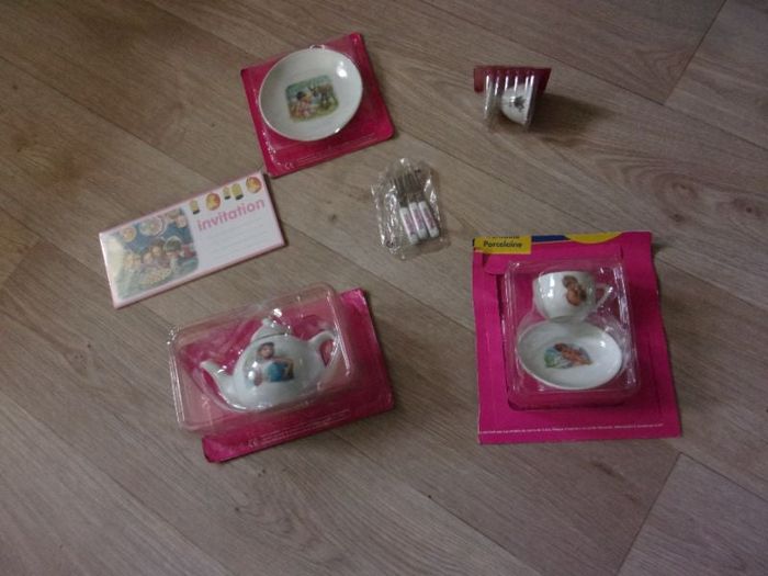 Lot 6 objets collection miniatures MARTINE NEUF