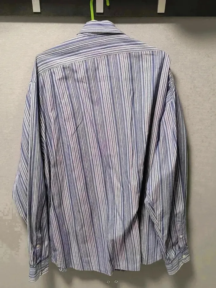 Chemise Ralph Lauren rayée vintage – coupe large, look Y2K - photo numéro 8