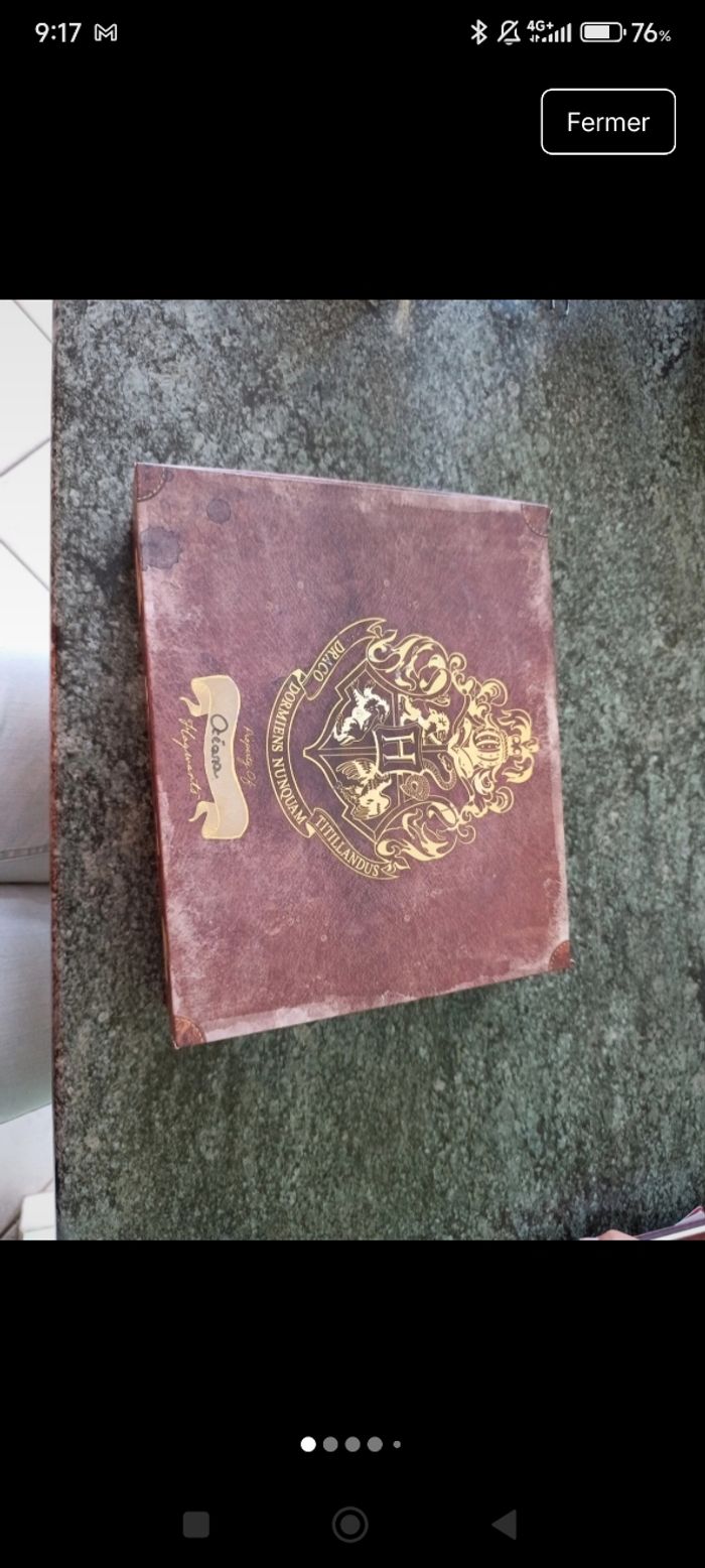 Boite a papeterie harry potter