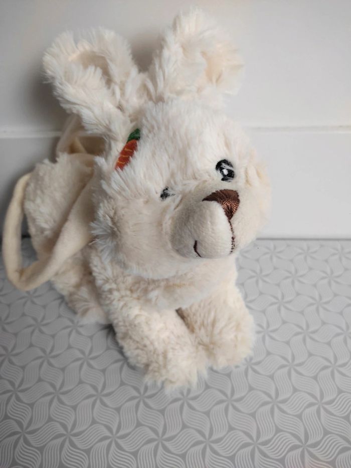 Sac lapin peluche
