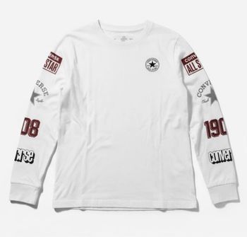 T-shirt Manches Longues Converse Style Patchs
