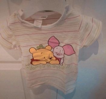 T shirt bébé garçon disney winnie 2-4 mois