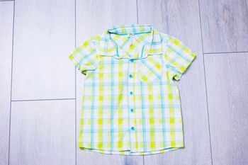 Chemisette vert anis. 18 mois garçon. Orchestra