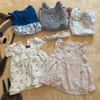 Lot 5 tuniques taille 18 mois