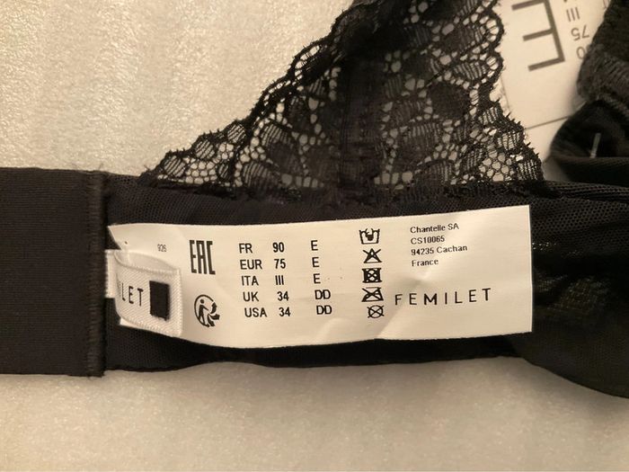 Soutien-gorge noir Femilet neuf - photo numéro 7