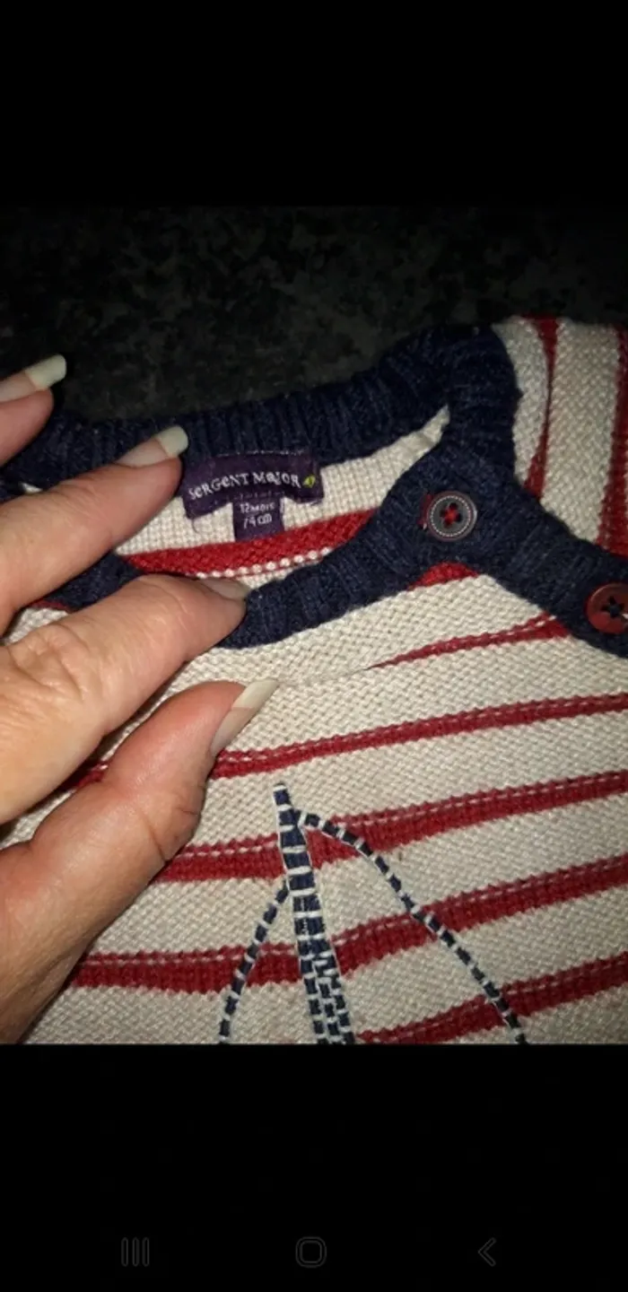 Pull Sergent major 12 mois - photo numéro 3
