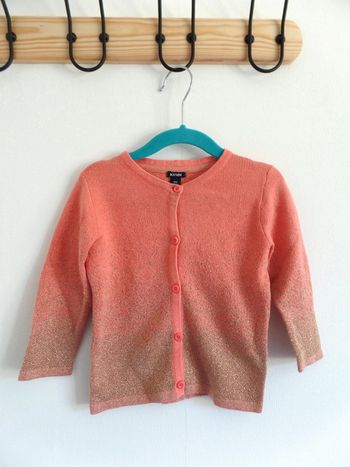 Gilet à paillettes Kiabi 18 mois