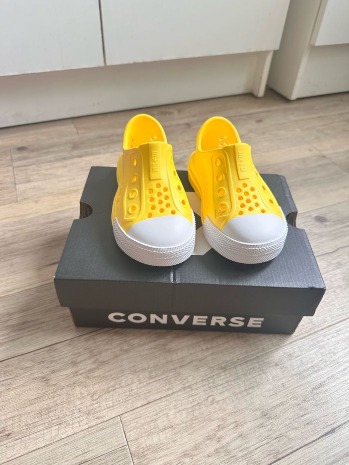 Converse all star play lite jaune neuf taille 25 - photo numéro 2