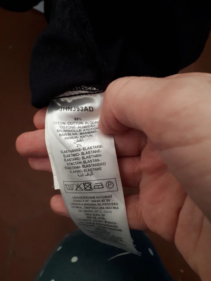 Jupe midi velours côtelé 36 noire nafnaf - photo numéro 6