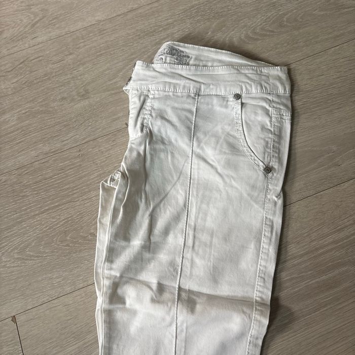 Pantalon femme blanc - photo numéro 2
