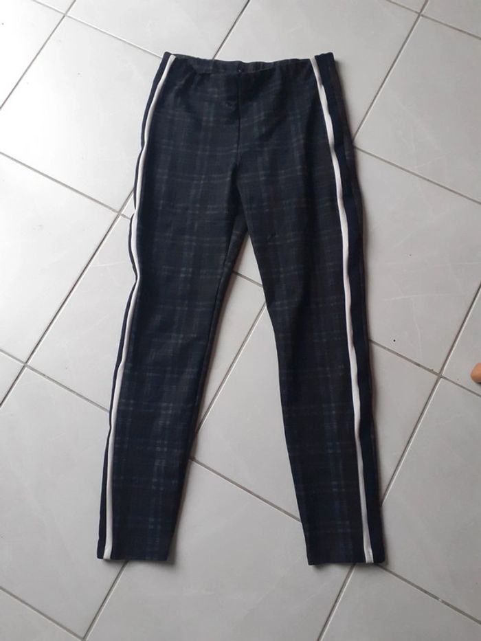 Pantalon à carreaux L