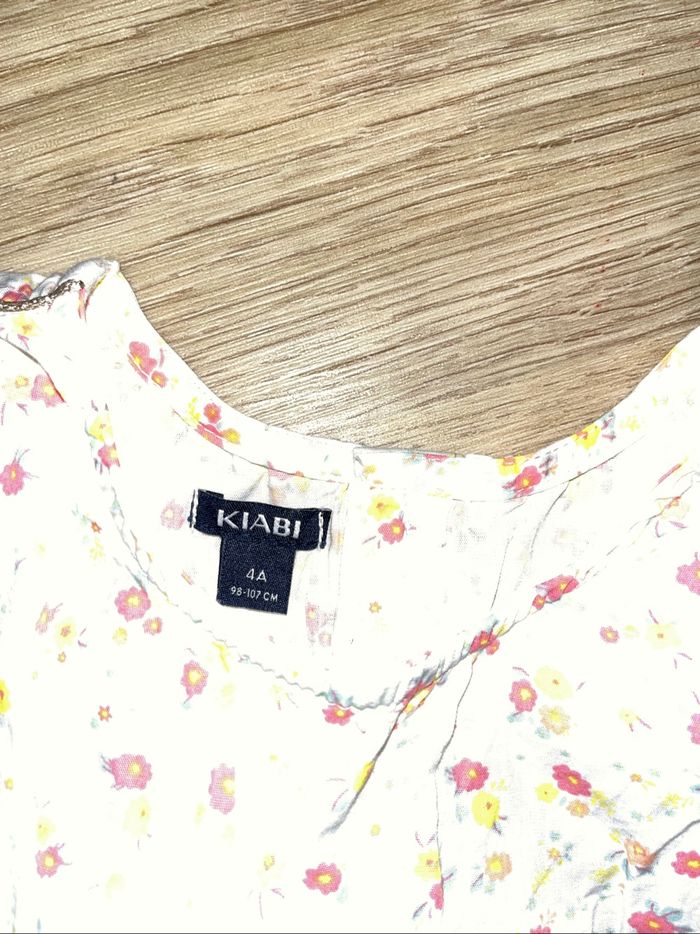 robe fleurs été fille 4 ans kiabi - photo numéro 3