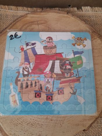 Petit puzzle pirate 25 pièces.