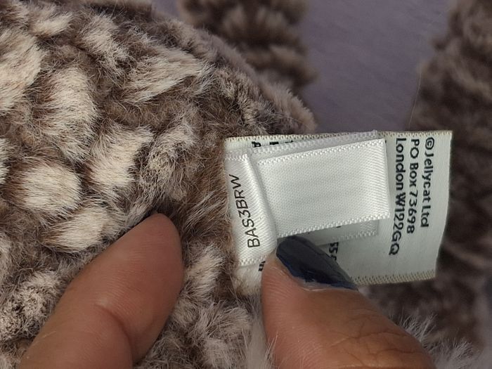 Peluche Jellycat lapin timide Bashful Luxe Bunny Pine (Moyen) - photo numéro 8