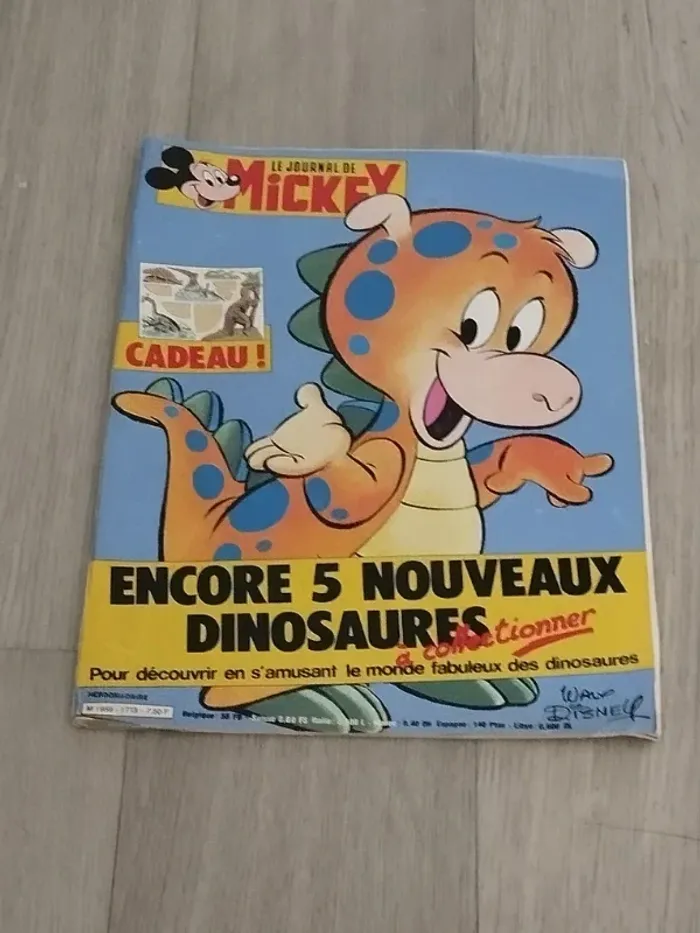 Lot Vintage 7 magazines Journal de Mickey année 1985 L063 - photo numéro 7