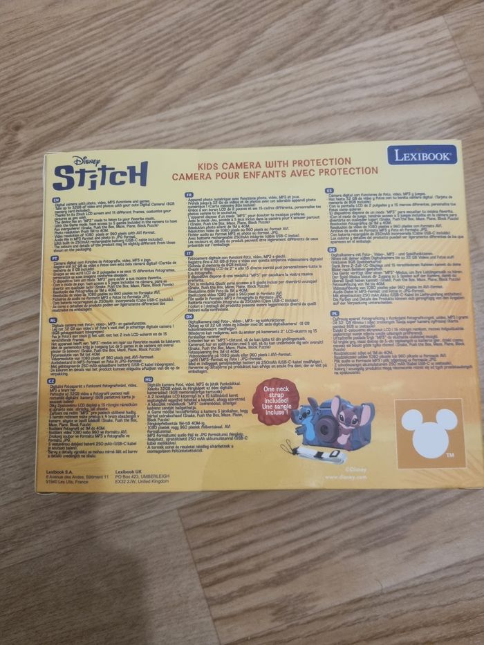Stitch  kids caméra  pour enfant avec projection - photo numéro 3