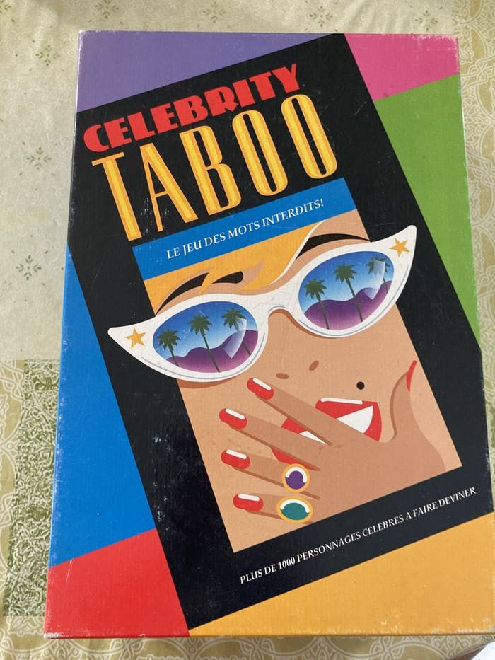 Jeu taboo célébrités
