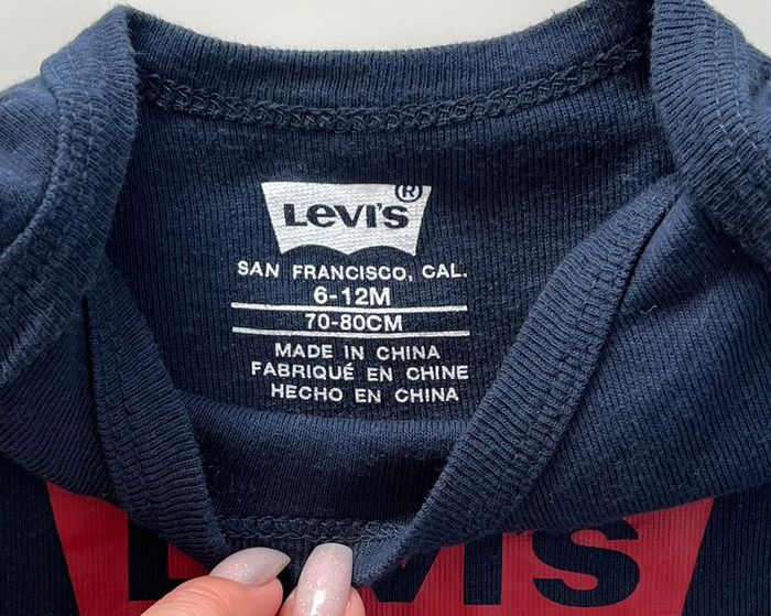Body bleu marine Levi's, 6-12 mois (70 - 80 cm) - photo numéro 3