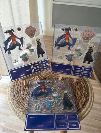 Lot de 3 Figurines coffret carchacrok de cynthia