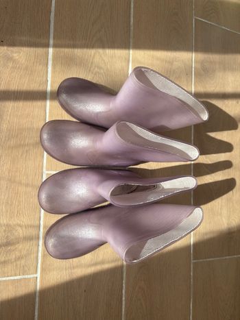 Bottes de pluie / bottes de jardin taille 31 lot de deux