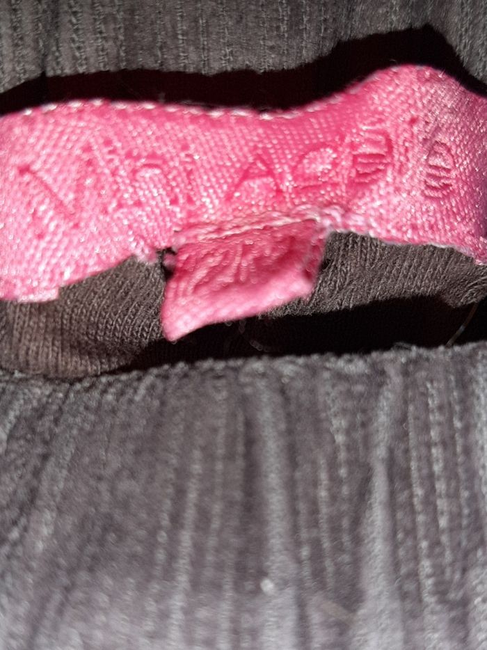 lot de 2 pantalons hiver velours côtelé fille - 12 mois - photo numéro 5