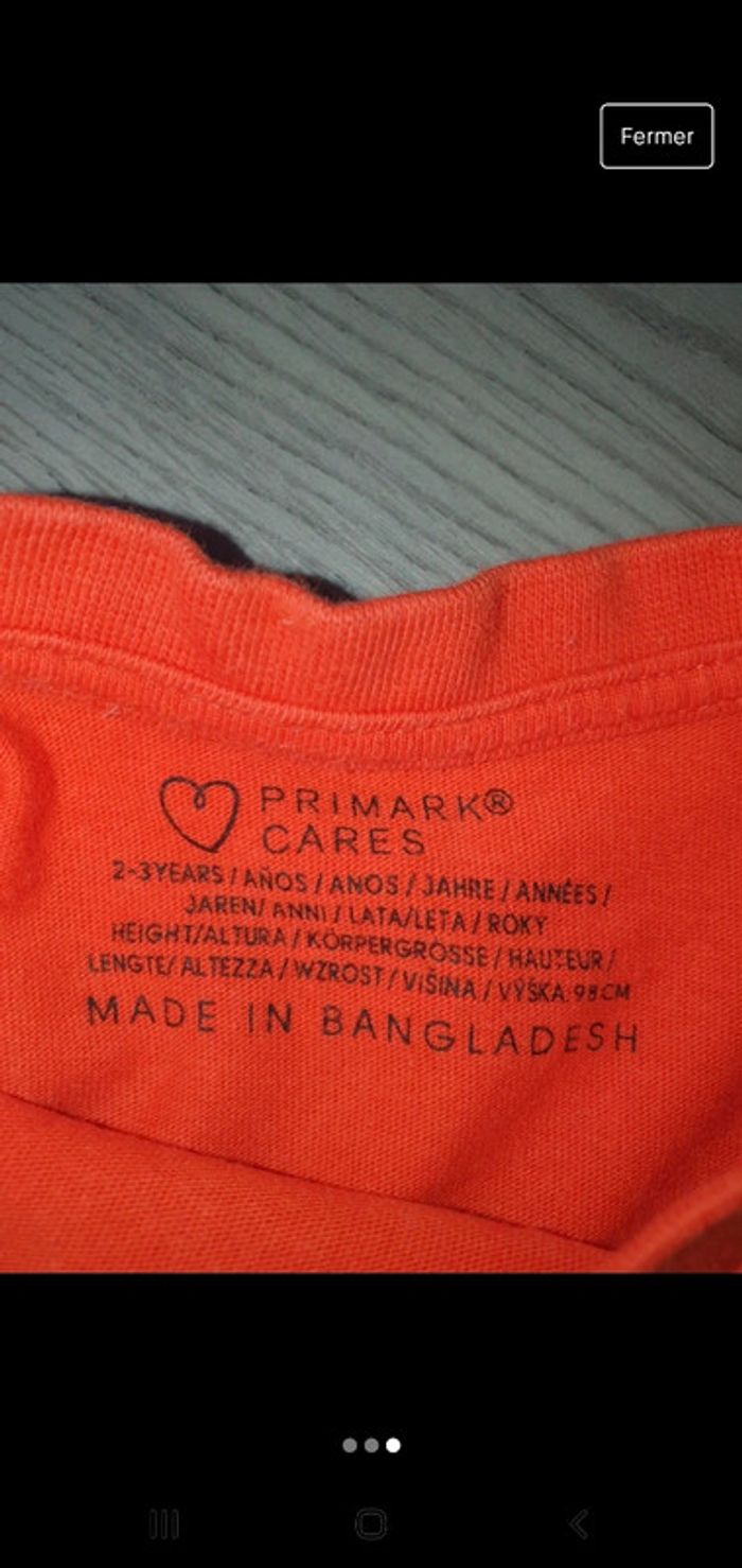 Maillot t-shirt 2/3ans - photo numéro 3