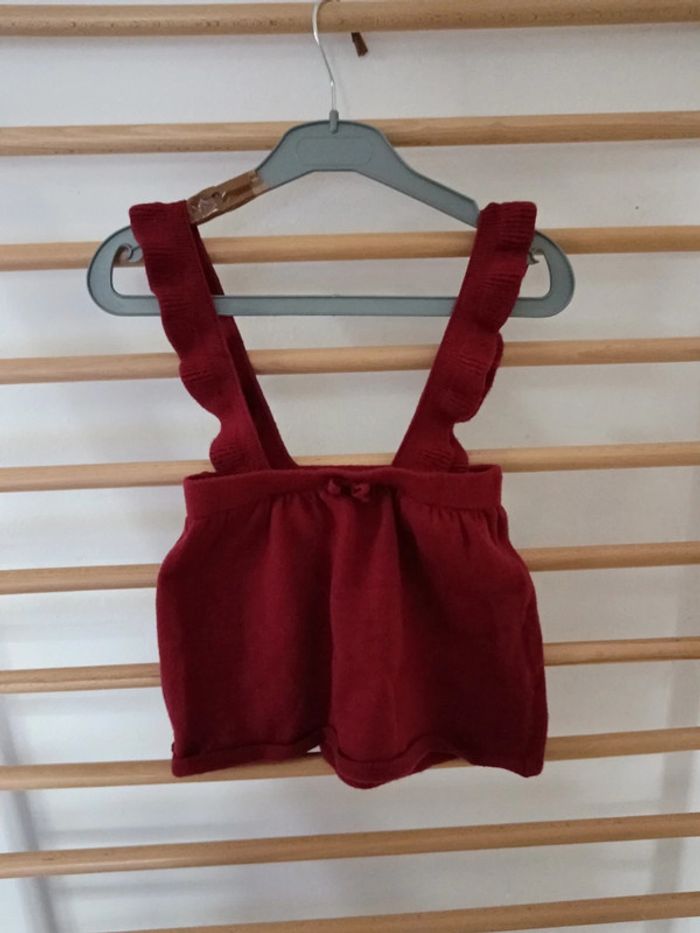 Jupe a bretelle kiabi bordeaux
