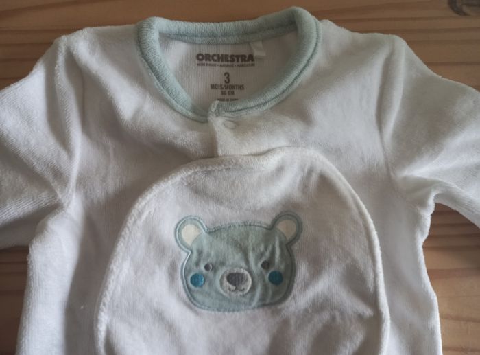 Pyjama velours bébé - photo numéro 2