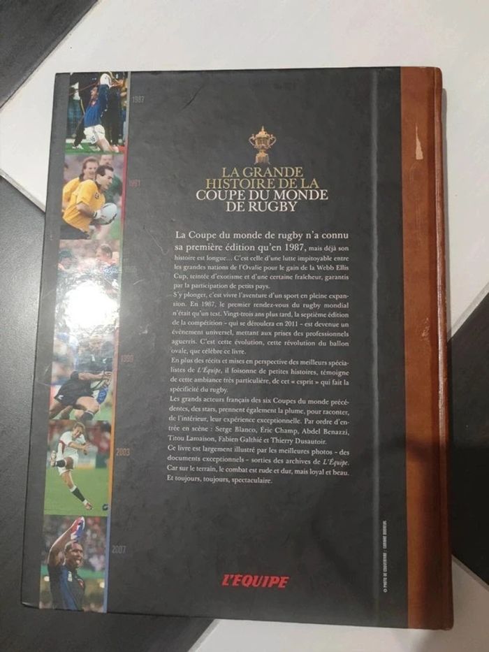 Livre l'équipe /la grande histoire du rugby - photo numéro 2