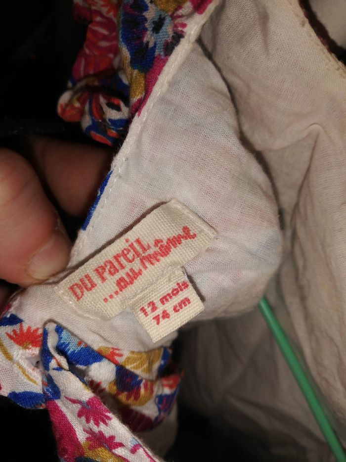 Robe fleurie 12 mois bébé fille - photo numéro 3