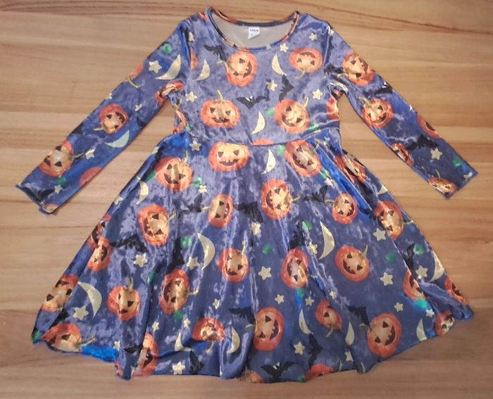 Robe sorcière halloween en velours 🎃