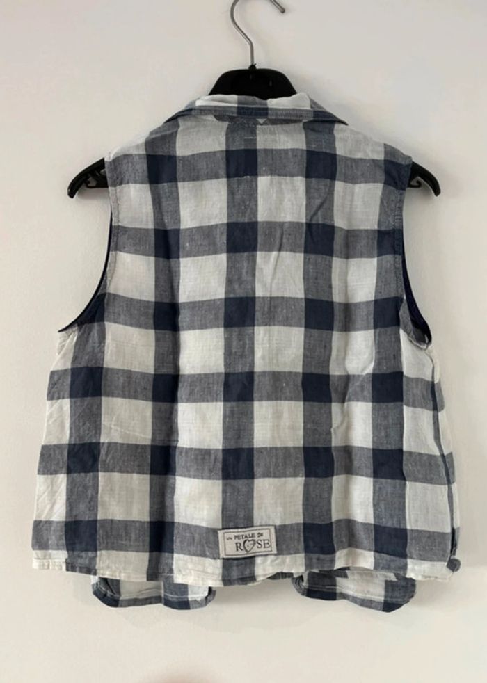 Chemise en lin sans manches - 10 ans - photo numéro 2