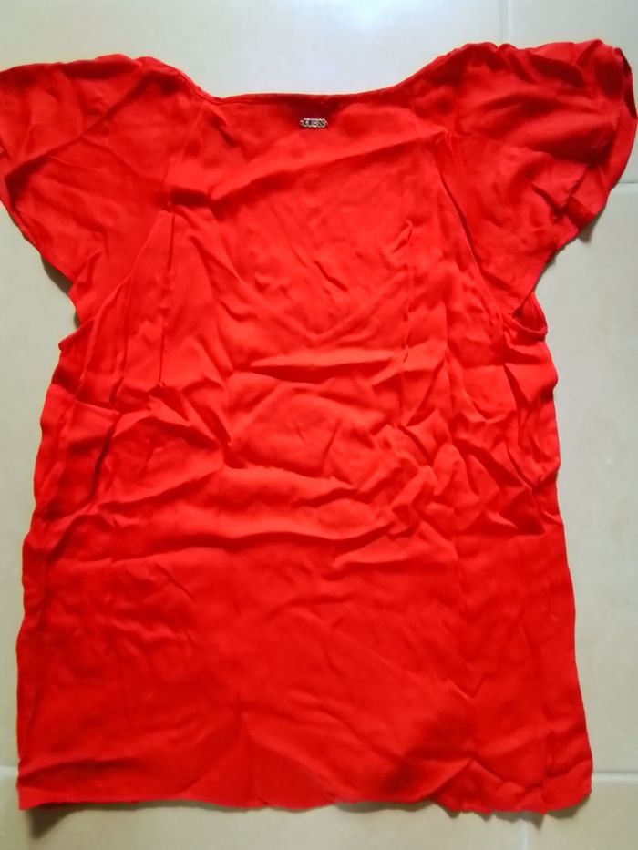 T-shirt rouge femme en XS MORGAN TBE - photo numéro 2