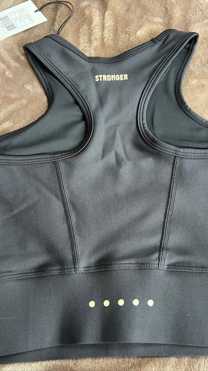 Brassière de sport noire Stronger taille S - photo numéro 3