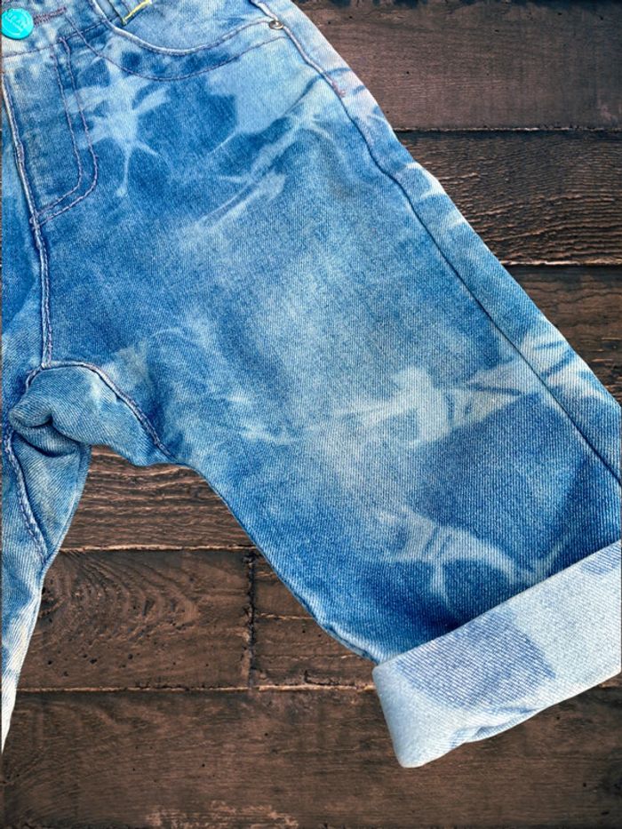 Upcycling - Jean bébé psychédélique tie and dye - photo numéro 2
