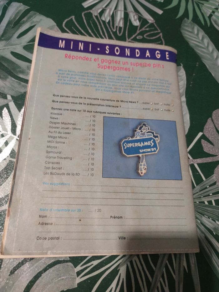 Magazine micro news numéro 53 décembre 1991 manque couverture - photo numéro 4