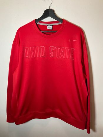 Sweat à col rond pour homme Nike Ohio State rouge taille XL 185