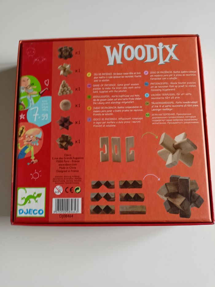 Woodix jeu de patience Djeco complet - photo numéro 2