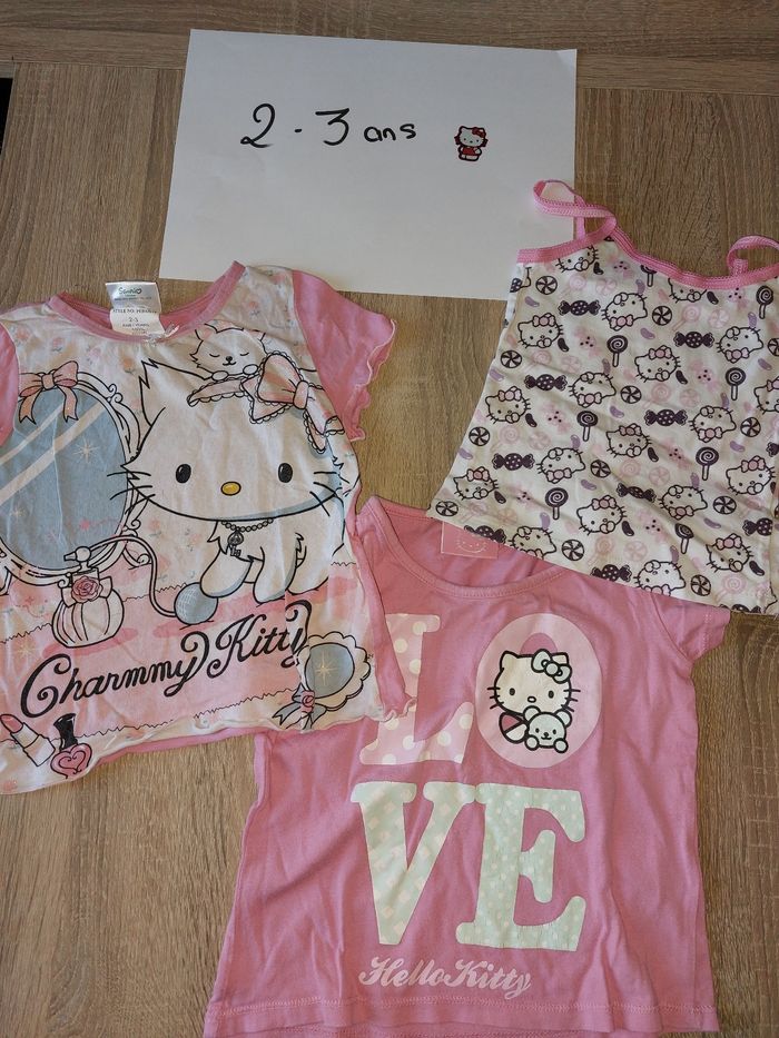 Lot 6 t-shirt manche courte 2/3 ans