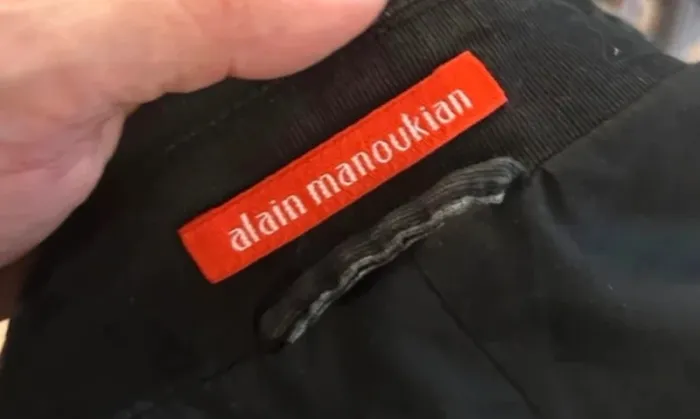 Alain Manoukian, veste légère, veste en jean coton noir, taille 40 femme - photo numéro 5