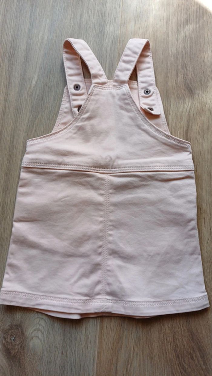 Robe salopette rose pâle - photo numéro 2