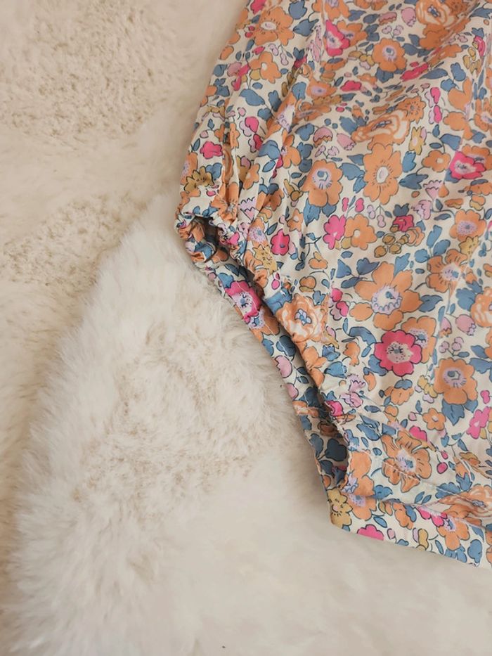 Barboteuse Liberty Betsy corail - photo numéro 3