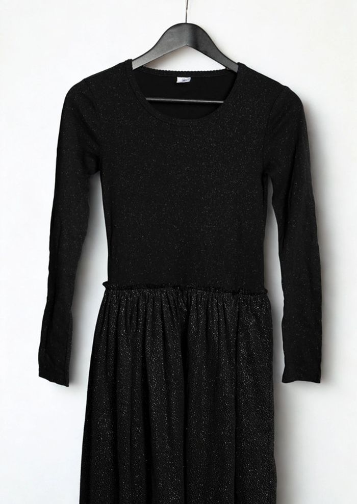 Robe noire scintillante Petit Bateau – Fille 13/14 ans (XXS) - photo numéro 2