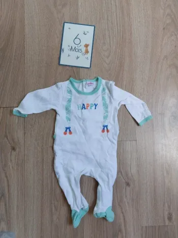 Pyjama en coton Pommette 6 mois