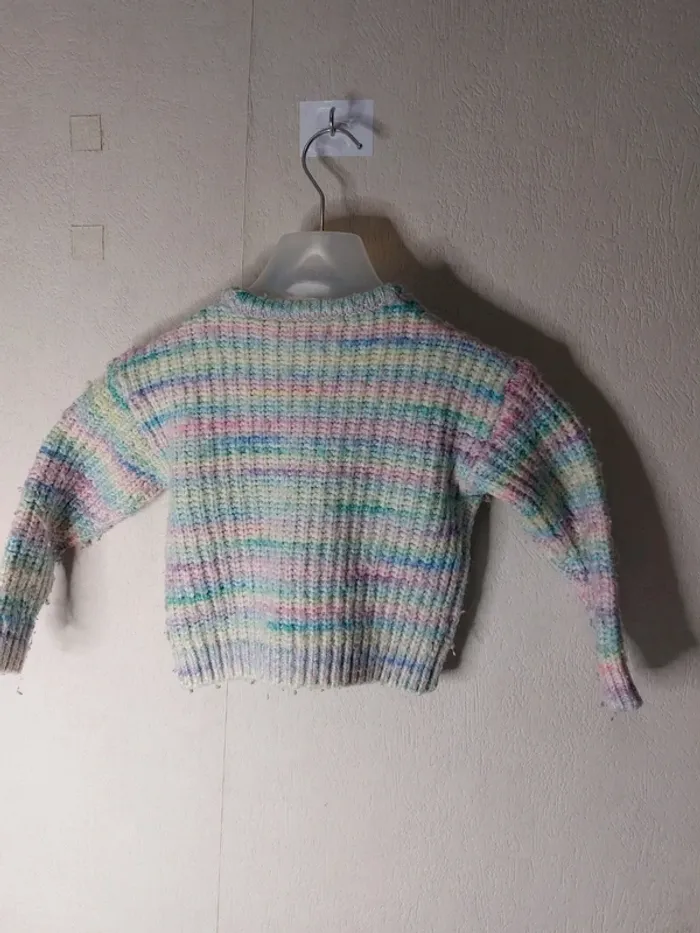 Pull épais multicolore "Gémo " - photo numéro 3