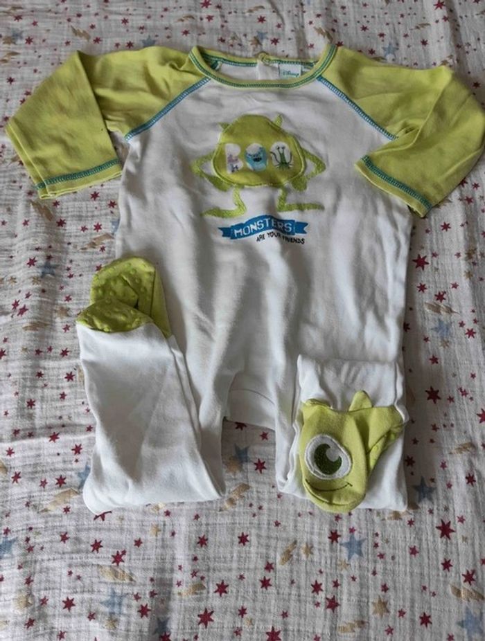 Pyjama coton Monster Inc 24 mois Disney