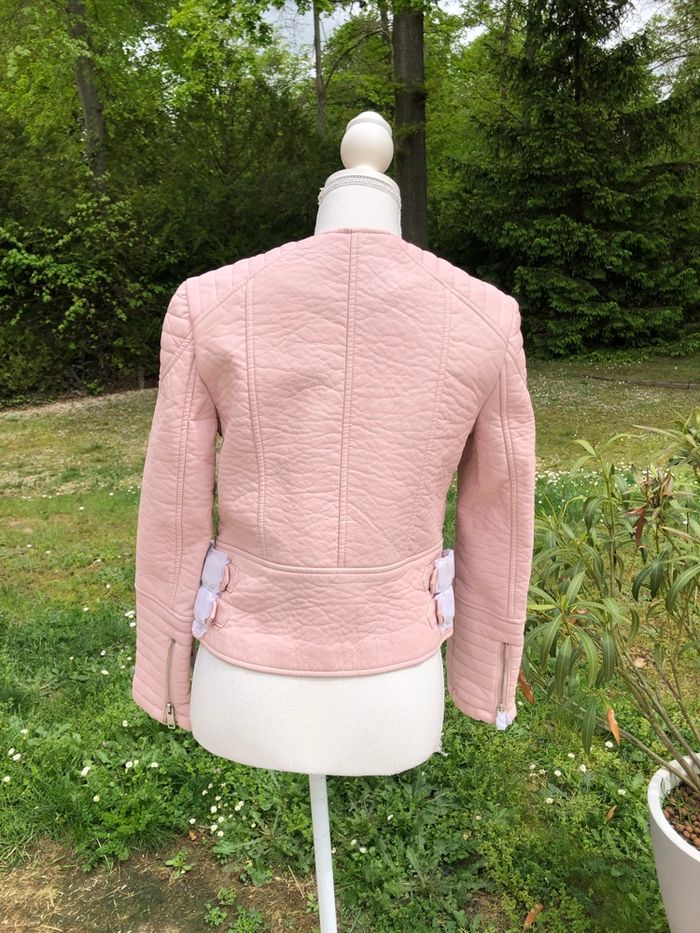 Blouson Zara en simili cuir neuve taille M - photo numéro 5